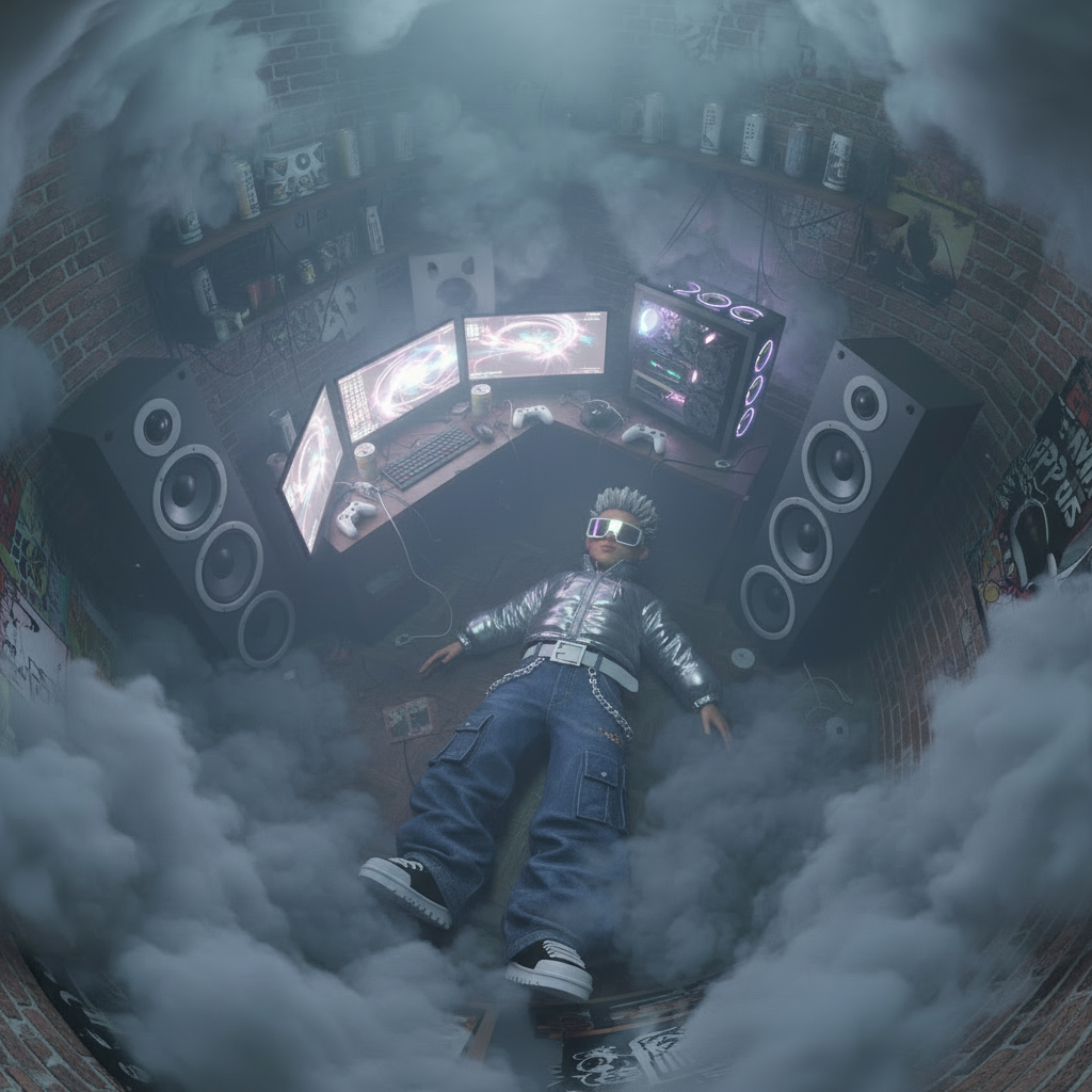 покурил упал