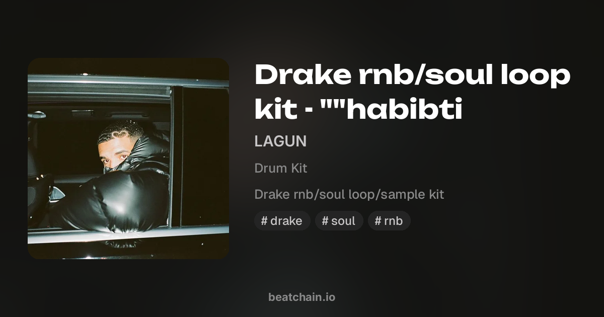 Drake rnb/soul loop kit - 