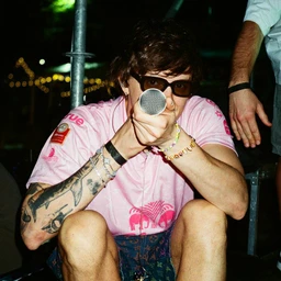 in the club