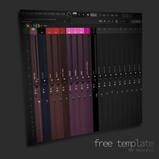 free template for recording