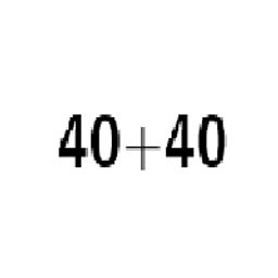 40+40